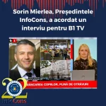 Sorin Mierlea , Președintele InfoCons Protecția Consumatorilor , a acordat un interviu pentru B1 TV despre pachetul pentru școală al copiilor