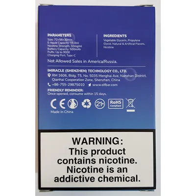 Elfbar - Tigara electronica de unica folosinta