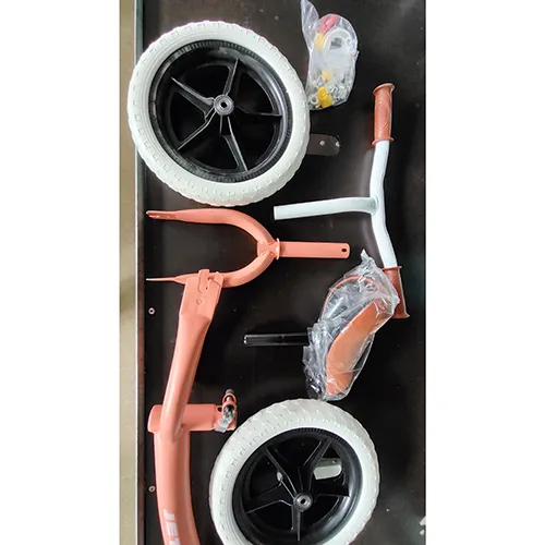 Bicicletă pentru echilibrarea jucăriilor, destinată copiilor cu o greutate maximă de 25 kg.