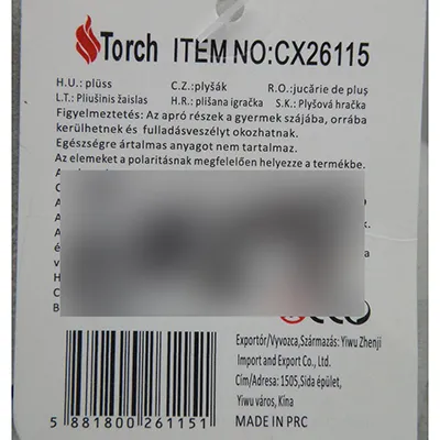 Torch - Jucărie de pluș
