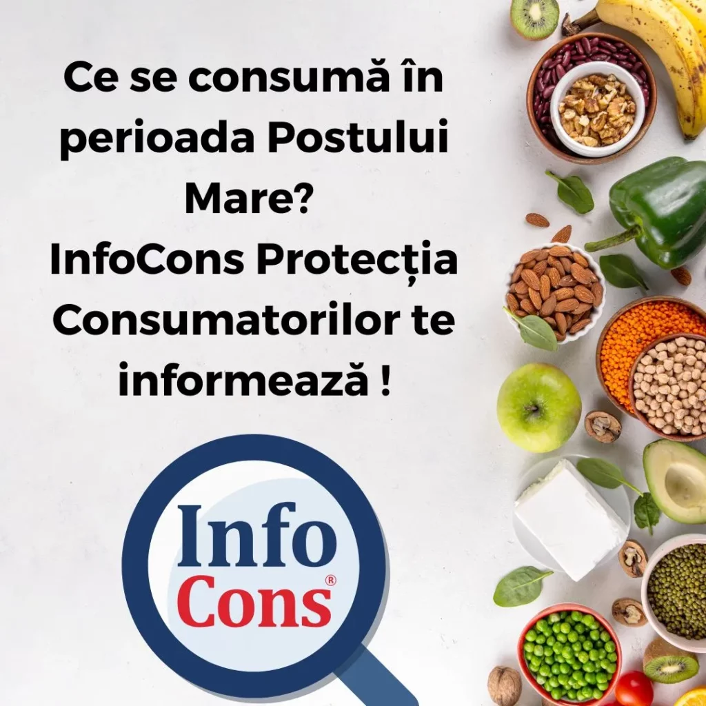 Ce se consumă în perioada Postului Mare ? InfoCons Protecția Consumatorilor te informează !