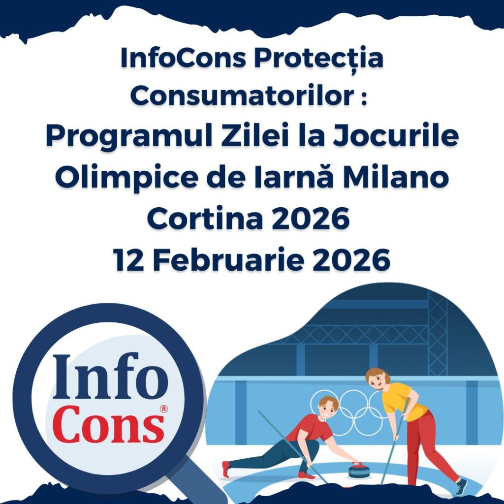 InfoCons Protecția Consumatorilor : Programul Zilei la Jocurile Olimpice de Iarnă Milano Cortina 2026 - 12 Februarie 2026