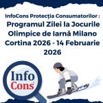 InfoCons Protecția Consumatorilor : Programul Zilei la Jocurile Olimpice de Iarnă Milano Cortina 2026 - 14 Februarie 2026