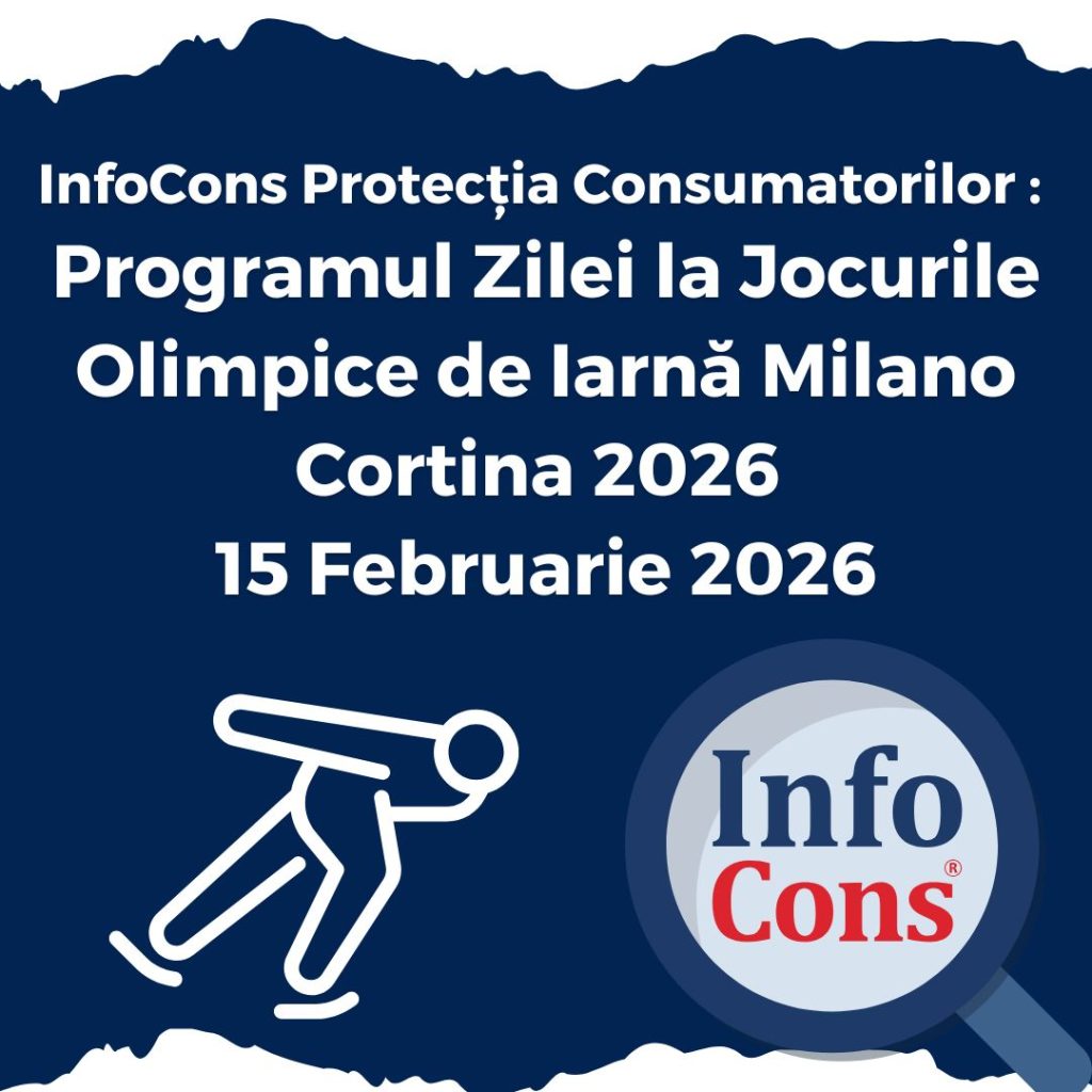 InfoCons Protecția Consumatorilor : Programul Zilei la Jocurile Olimpice de Iarnă Milano Cortina 2026 - 15 Februarie 2026