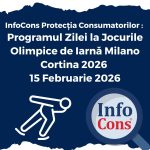 InfoCons Protecția Consumatorilor : Programul Zilei la Jocurile Olimpice de Iarnă Milano Cortina 2026 - 15 Februarie 2026