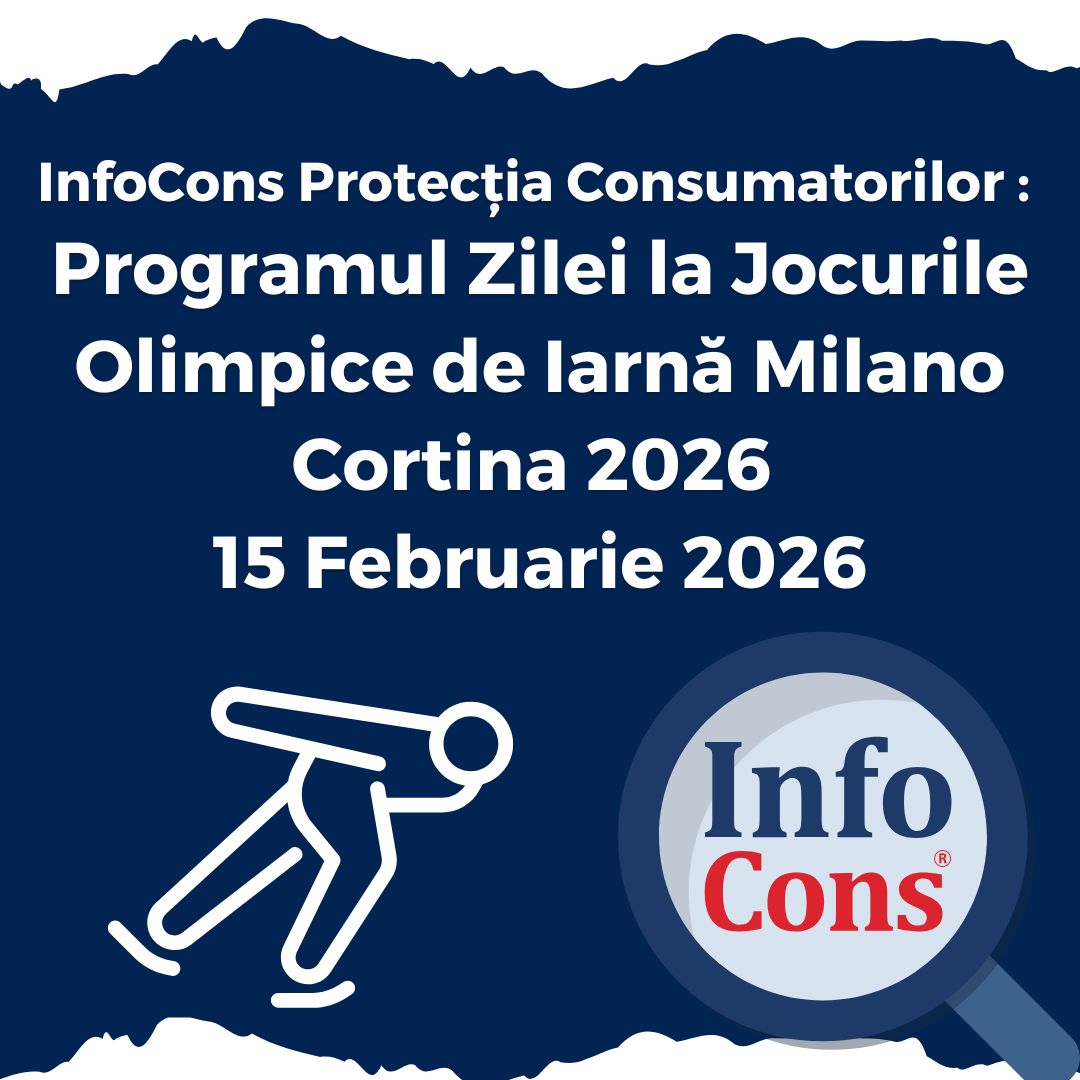 InfoCons Protecția Consumatorilor : Programul Zilei la Jocurile Olimpice de Iarnă Milano Cortina 2026 - 15 Februarie 2026