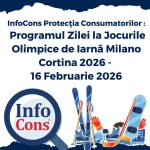 InfoCons Protecția Consumatorilor : Programul Zilei la Jocurile Olimpice de Iarnă Milano Cortina 2026 - 16 Februarie 2026