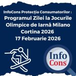 InfoCons Protecția Consumatorilor : Programul Zilei la Jocurile Olimpice de Iarnă Milano Cortina 2026 - 17 Februarie 2026