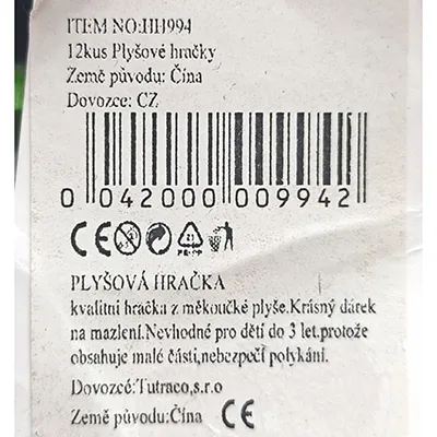 Jucărie moale &icirc;n formă de panda cu o ceașcă de aspirație.