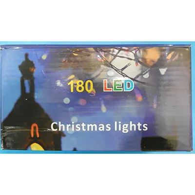 Lanț de iluminat decorativ &icirc;n formă de șir, cu o unitate intermitentă cu 8 funcții. Date tehnice: 220-240 V, 50Hz 60Hz, 11 W, clasa 0.