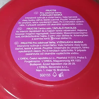 GARNIER Fructis - Mască de păr