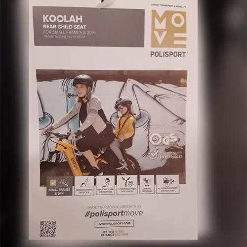 Polisport - Scaun de bicicletă pentru copii