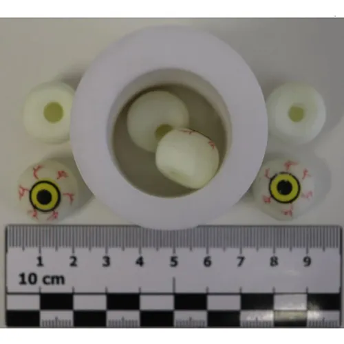 Jucărie squishy în formă de iepure.