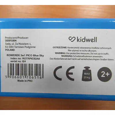 Kidwell - Tricicletă de jucărie