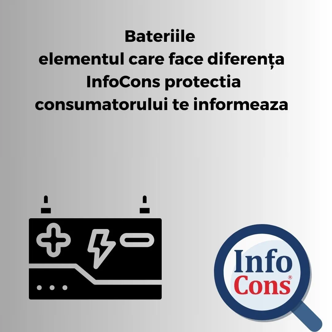 Bateriile &ndash; elementul care face diferența &ndash; InfoCons protectia consumatorului te informeaza