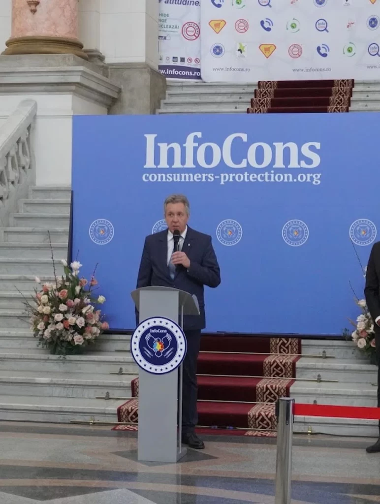Discursul domnului Cristian Roșu , Consilier de Stat în cadrul Administrației Prezidențiale , la evenimentul dedicat Zilei Mondiale a Drepturilor Consumatorilor și Zilei Mondiale a Proprietății Intelectuale - InfoCons Protecția Consumatorilor