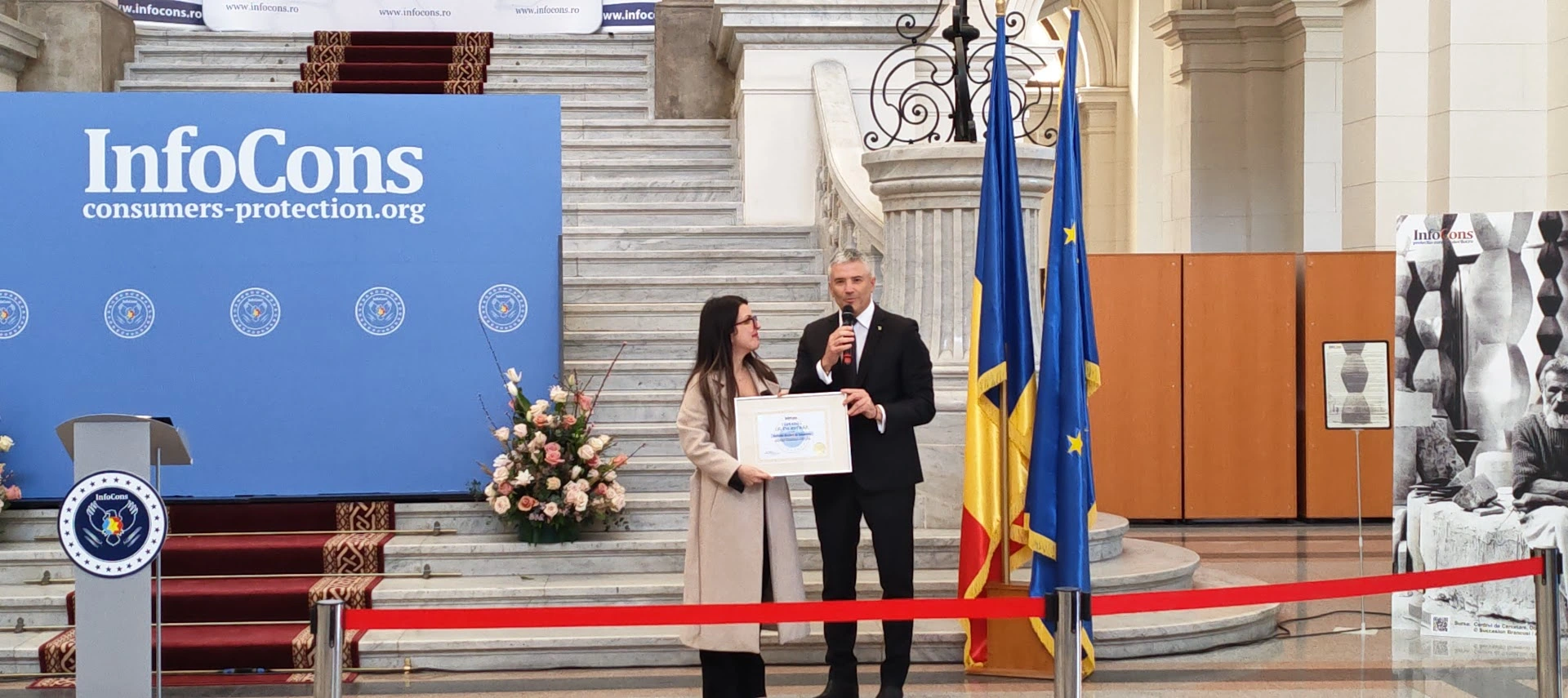 Diploma de &Icirc;ncredere acordată TVR la evenimentul dedicat Zilei Mondiale a Drepturilor Consumatorilor și Zilei Mondiale a Proprietății Intelectuale &ndash; InfoCons Protecția Consumatorilor