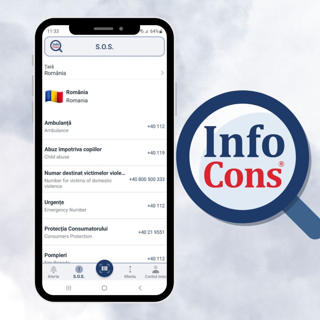 Fii Pregătit ! Accesează offline Numerele de Urgență la nivel Global cu Aplicația de Protecția Consumatorului InfoCons !