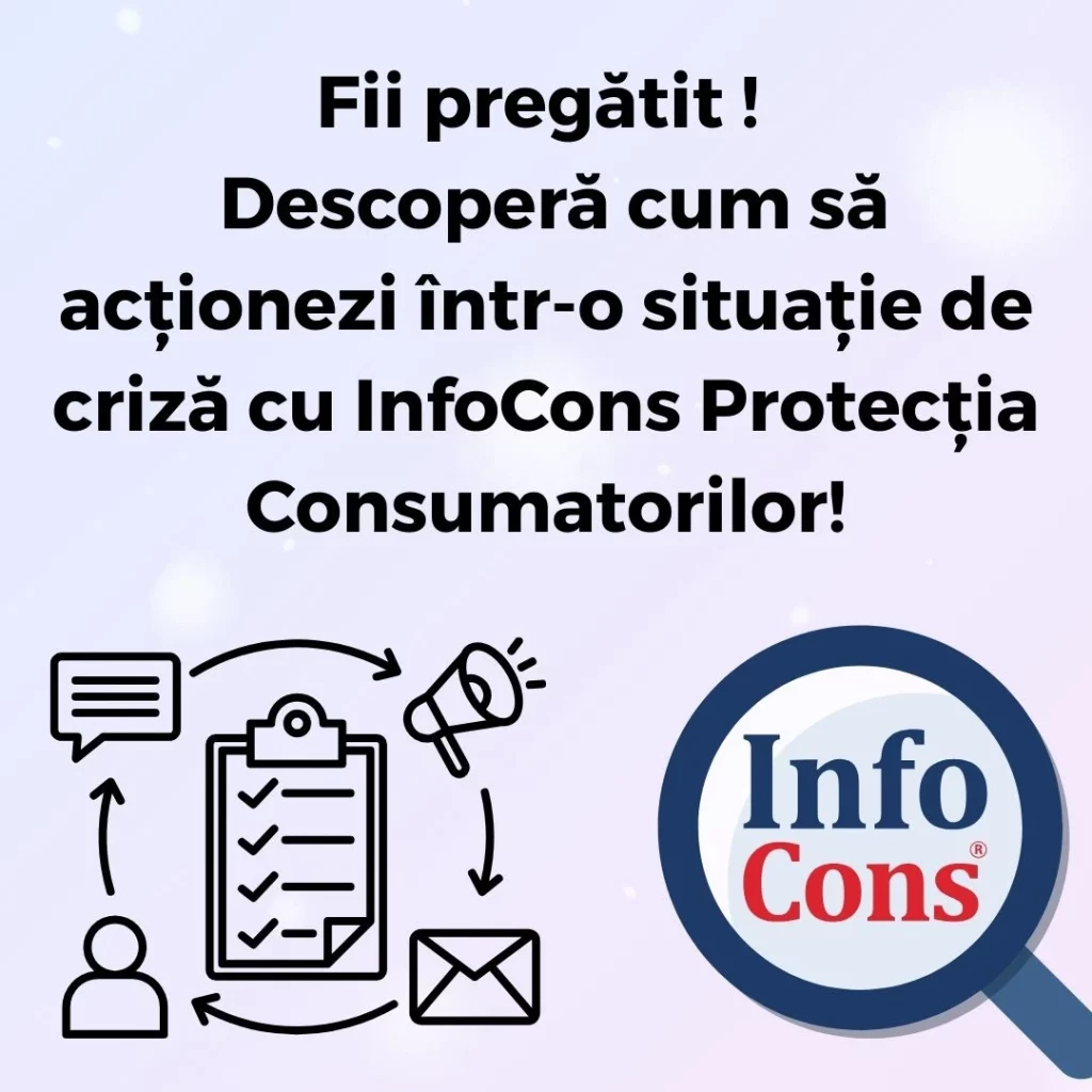 Fii pregătit ! Descoperă cum să acționezi într-o situație de criză cu InfoCons Protecția Consumatorilor !