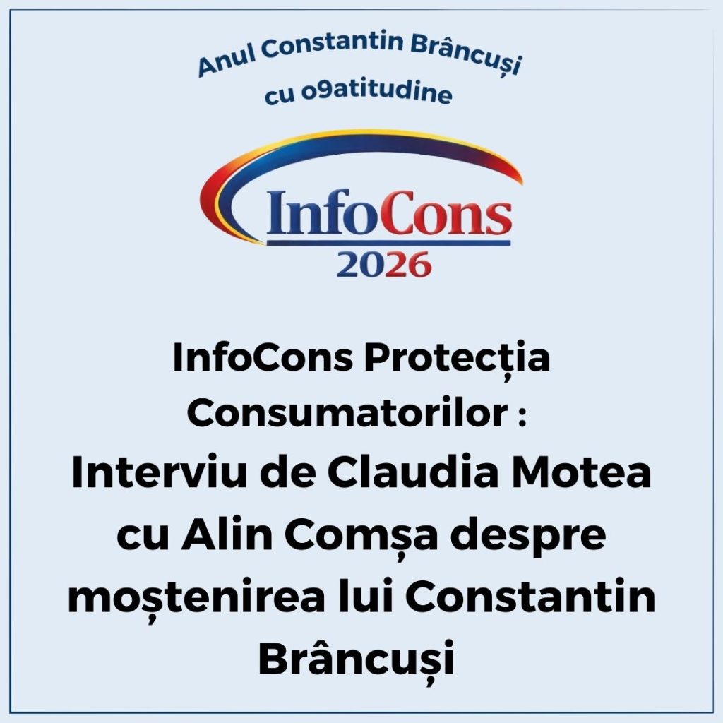 InfoCons Protecția Consumatorilor : Interviu de Claudia Motea cu Alin Comșa despre moștenirea lui Constantin Br&acirc;ncuși
