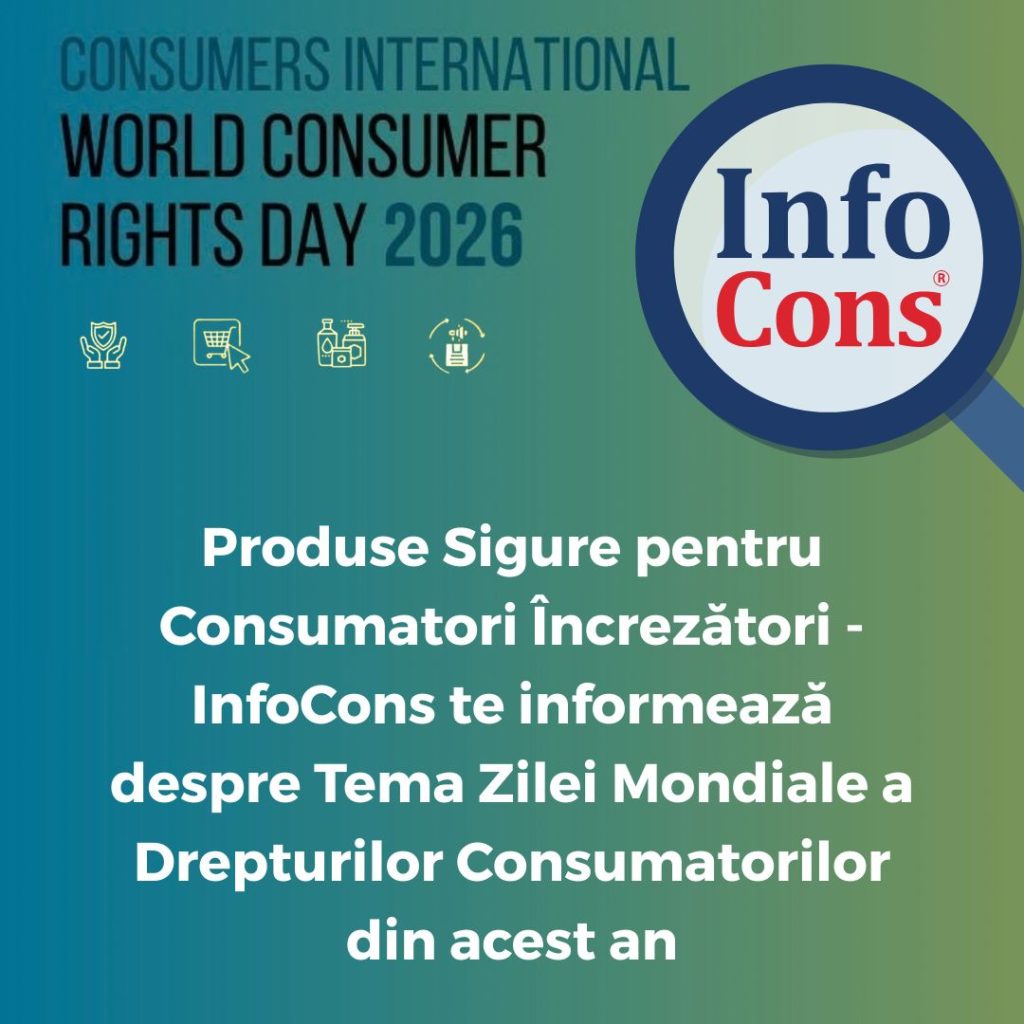 Produse Sigure pentru Consumatori Încrezători - InfoCons te informează despre Tema Zilei Mondiale a Drepturilor Consumatorilor din acest an