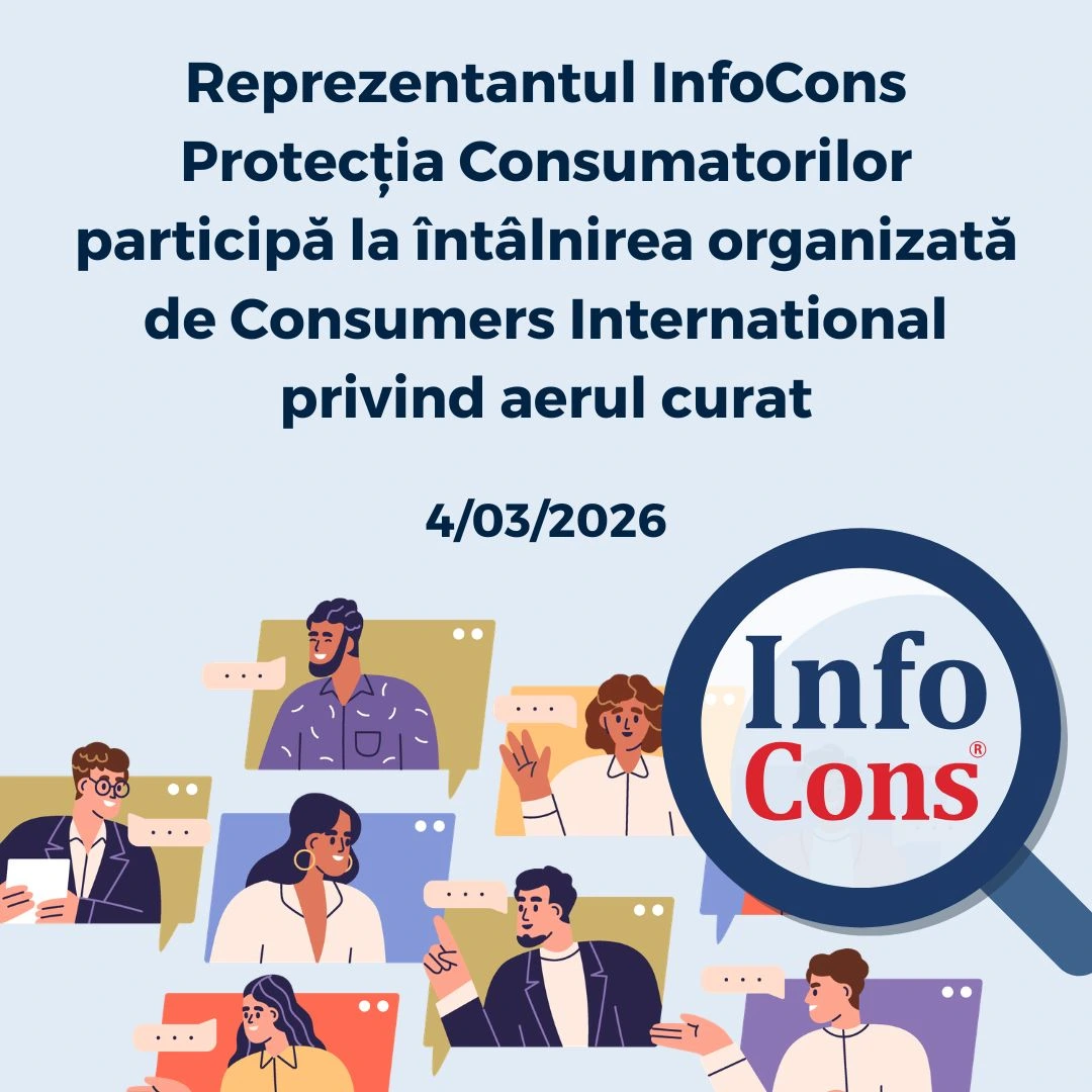 Reprezentantul InfoCons Protecția Consumatorilor participă la întâlnirea organizată de Consumers International privind aerul curat