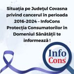 Situația pe Județul Covasna privind cancerul în perioada 2016–2024 – InfoCons Protecția Consumatorilor în Domeniul Sănătății te informează !