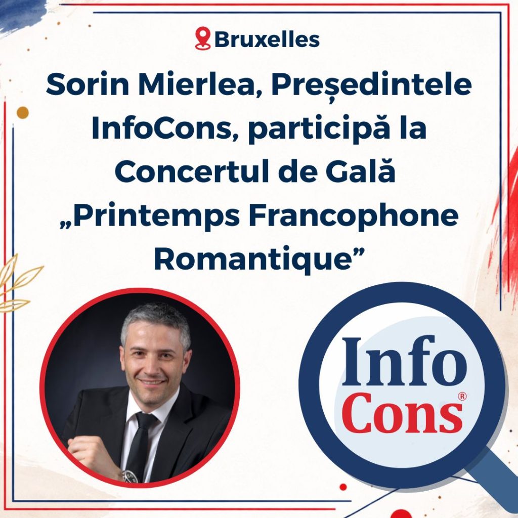 Sorin Mierlea , Președintele InfoCons Protecția Consumatorilor , participă la Concertul de Gală &bdquo; Printemps Francophone Romantique &rdquo;