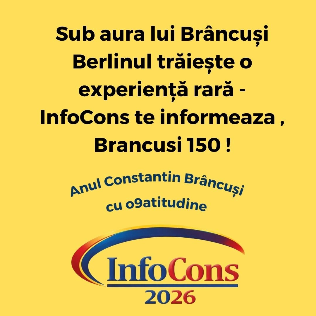 Sub aura lui Br&acirc;ncuși &ndash; Berlinul trăiește o experiență rară &ndash; InfoCons te informeaza , Brancusi 150 !