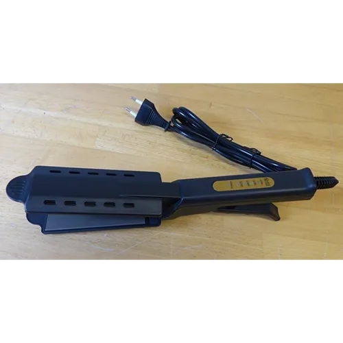 Două-în-unu ondulator de fier și îndreptare a părului cu patru setări de temperatură. Produs vândut online, în special prin intermediul Shein (identificator unic de produs: sb2410101971770350).