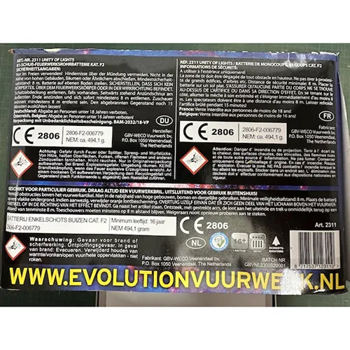 GBV-Weco Vuurwerk B.V. - Focuri de artificii