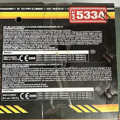 GBV-Weco Vuurwerk B.V. - Focuri de artificii