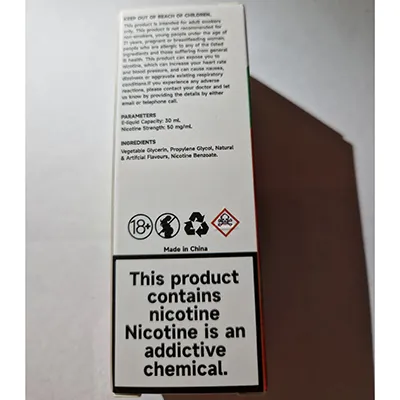 Runfree, NIC SALTS - Cartuș de țigară electronică