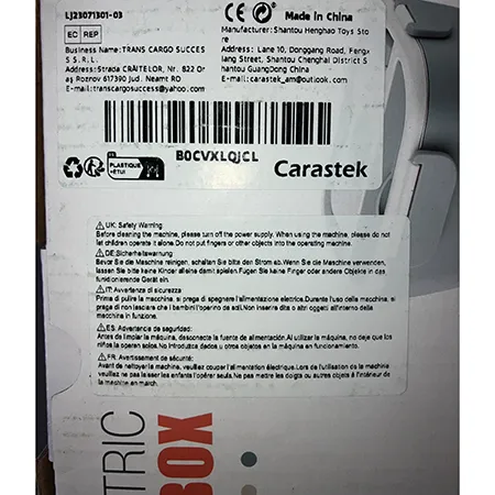 Cutie de prânz electrică (12V / 24V / 220V), 1.5L, 80W, pentru transportul și încălzirea alimentelor. Produs vândut online, în special prin intermediul Amazon (ASIN: B0CVXLQJCL).