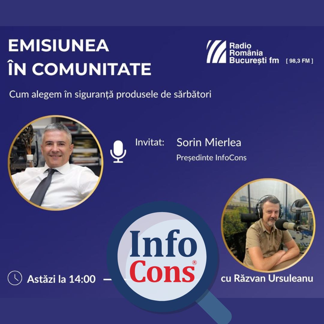București FM &ndash; Sorin Mierlea , Președintele InfoCons Protecția Consumatorilor , &icirc;n direct la emisiunea &bdquo; &Icirc;n Comunitate &rdquo;