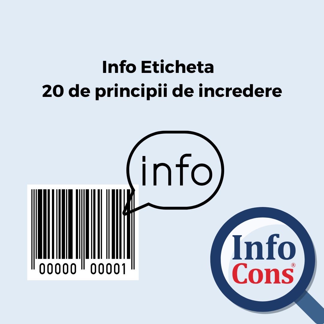 Info Eticheta – 20 de Principii de Încredere cu InfoCons !
