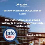 Sorin Mierlea , Președintele InfoCons Protecția Consumatorilor , participă la Sesiunea Comună a Grupurilor de Lucru ale Observatorului EUIPO