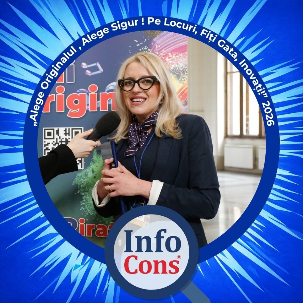 Mesajul doamnei Diana Baciuna &ndash; Secretar de Stat in cadrul Ministerului Culturii &ndash; Ziua Mondiala a Proprietatii Intelectuale / IP Day &ndash; Inovați cu InfoCons pentru Proprietate Intelectuala !