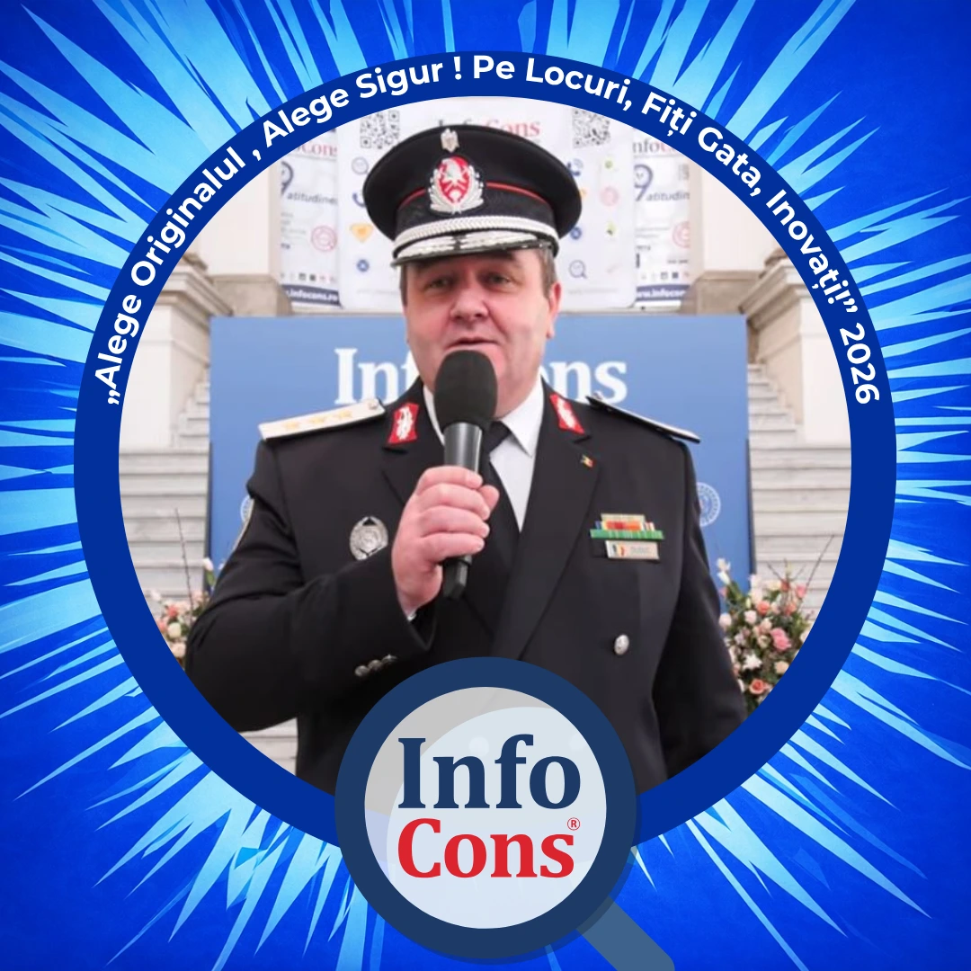 Mesajul domnului Benone Duduc Gabriel – Adjunct al Inspectorului General – Inspectoratul General pentru Situații de Urgență – Ziua Mondiala a Proprietatii Intelectuale 2026 / IP Day – Inovați cu InfoCons pentru Proprietate Intelectuala !
