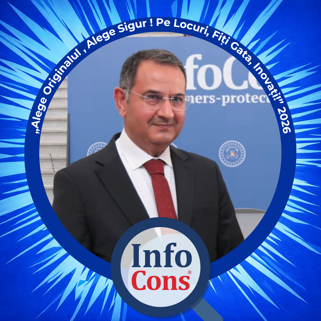 Mesajul domnului Oğuz Serkant Akın – Director General Southeast European Law Enforcement Center ( SELEC ) – Ziua Mondiala a Proprietatii Intelectuale 2026 / IP Day – Inovați cu InfoCons pentru Proprietate Intelectuala !