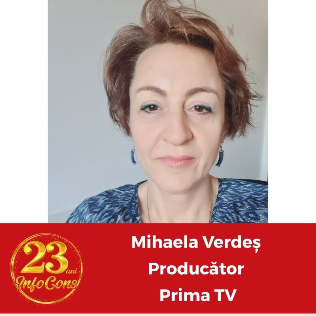 Mihaela Verdeș - Producător Prima TV - 23 de ani InfoCons Protecția Consumatorului
