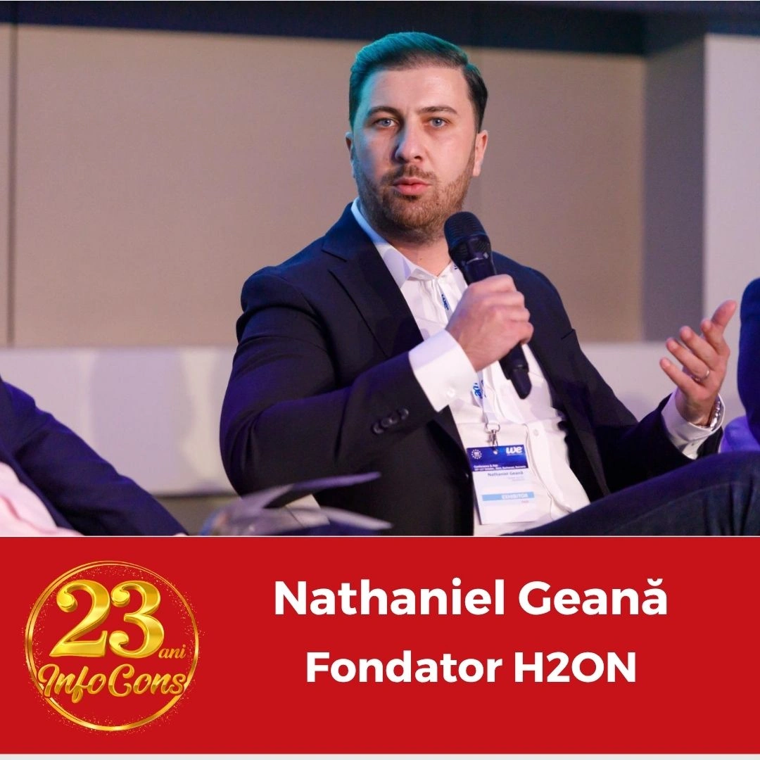 Nathaniel Geană - Fondator H2ON - 23 de ani InfoCons Protecția Consumatorului