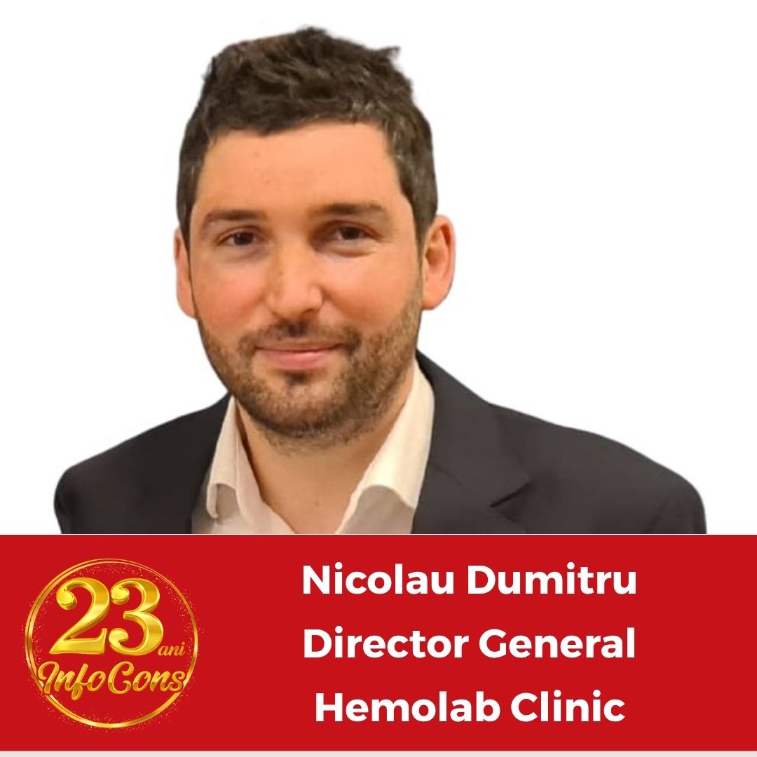 Nicolau Dumitru - Director General - Hemolab Clinic - 23 de ani InfoCons Protecția Consumatorului