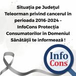 Situația pe Județul Teleorman privind cancerul în perioada 2016–2024 – InfoCons Protecția Consumatorilor în Domeniul Sănătății te informează !