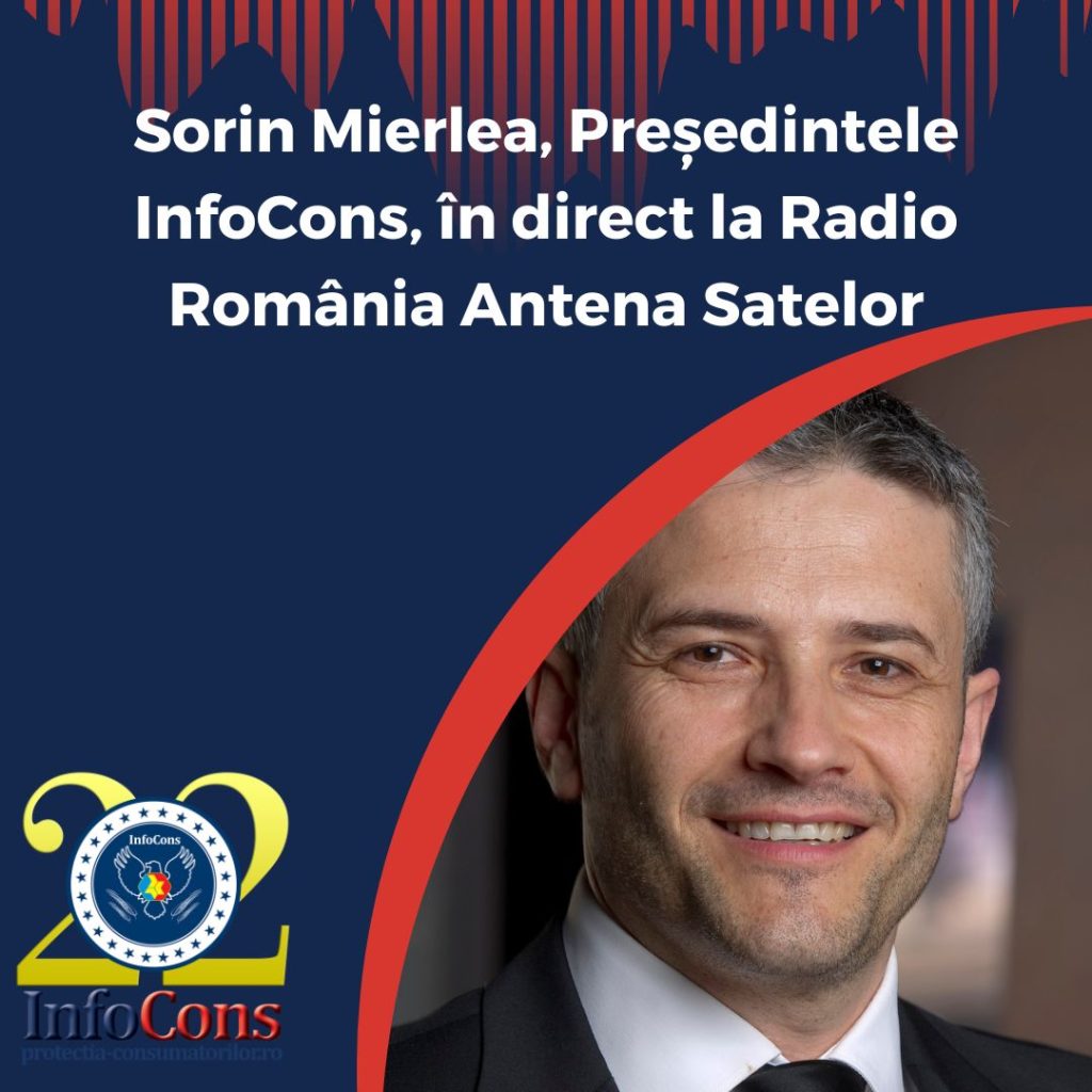 Radio România Antena Satelor - Sorin Mierlea , Președintele InfoCons Protecția Consumatorilor , în direct pe tema siguranței produselor de Paște