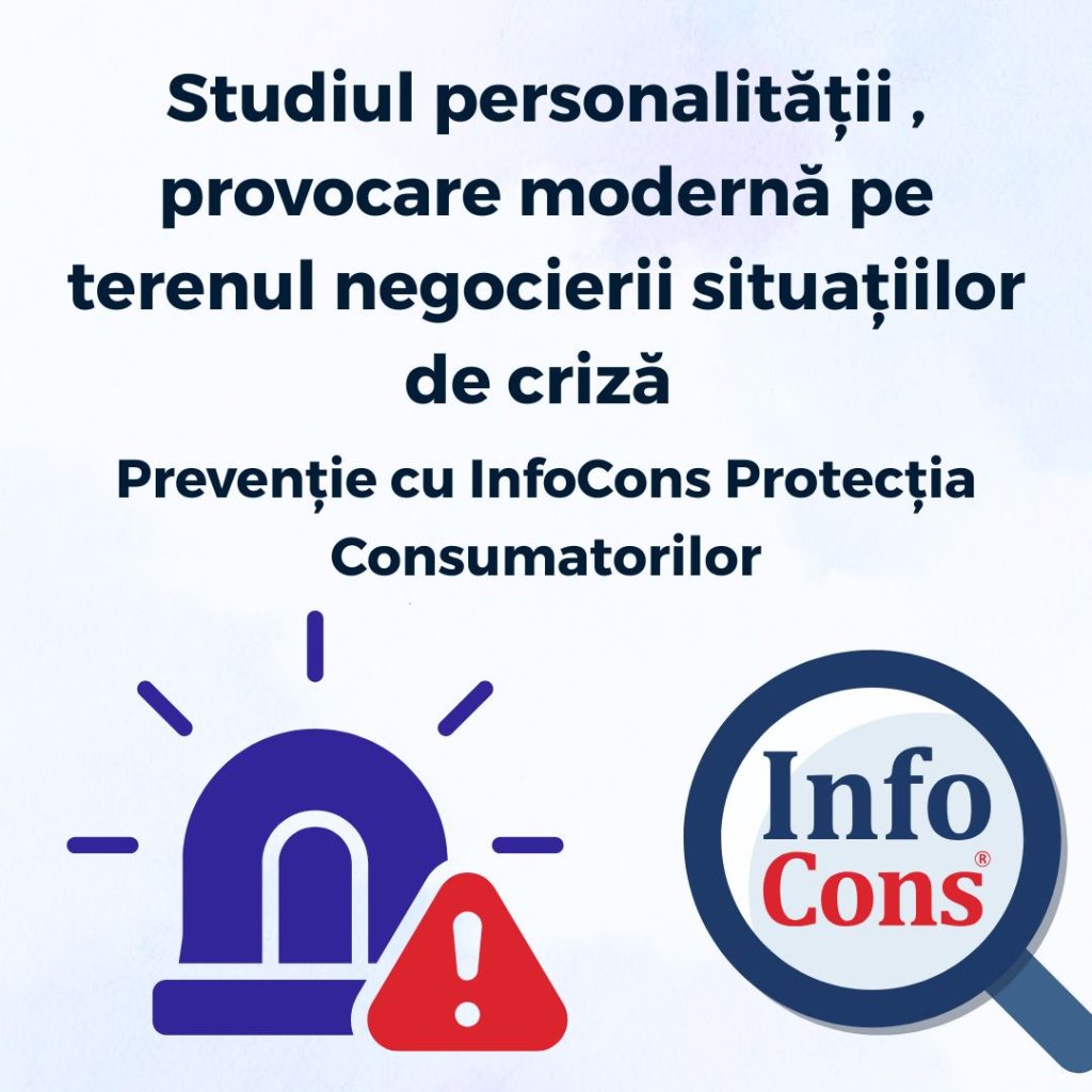 Studiul personalității , provocare modernă pe terenul negocierii situațiilor de criză