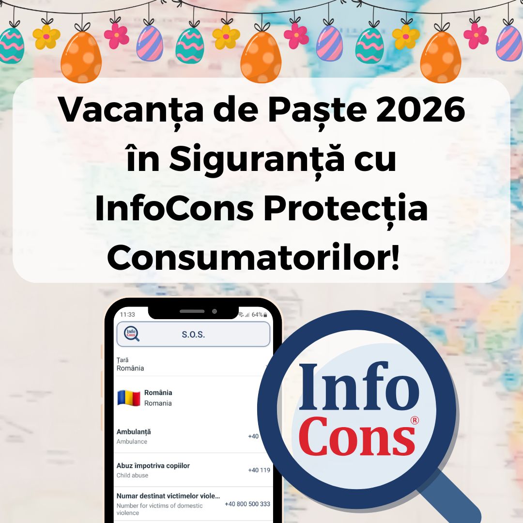 Vacanța de Paște 2026 în Siguranță cu InfoCons Protecția Consumatorilor!