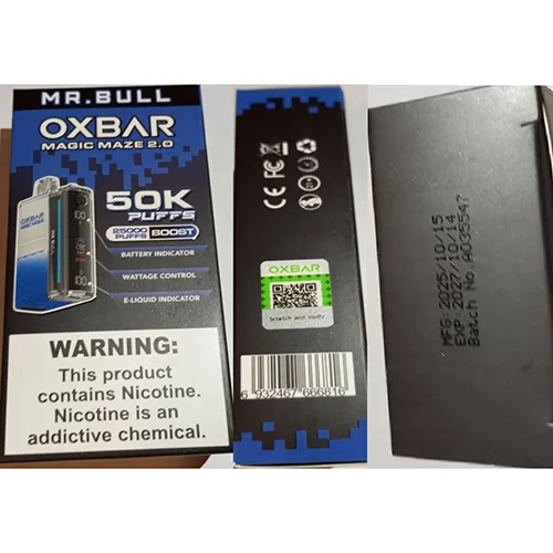 OXBAR - Tigara electronica de unica folosinta