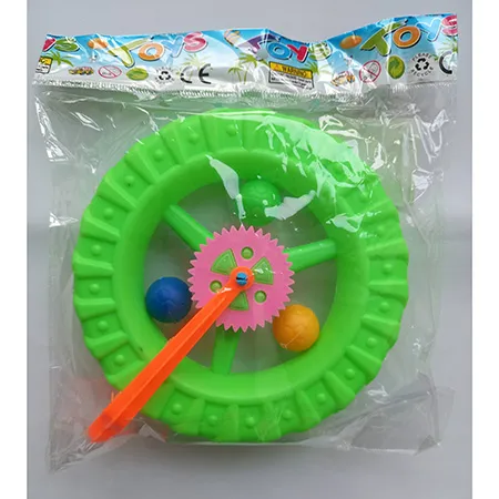 Plastic împinge de-a lungul jucărie.