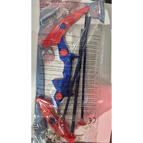 Set de jucării alcătuit dintr-un arc din plastic rigid și trei săgeți (lungime: 230 mm). Săgețile sunt înclinate cu cupe de aspirație, iar arborele lor este fabricat din plastic rigid. Jucăria a fost vândută împreună cu revista pentru copii